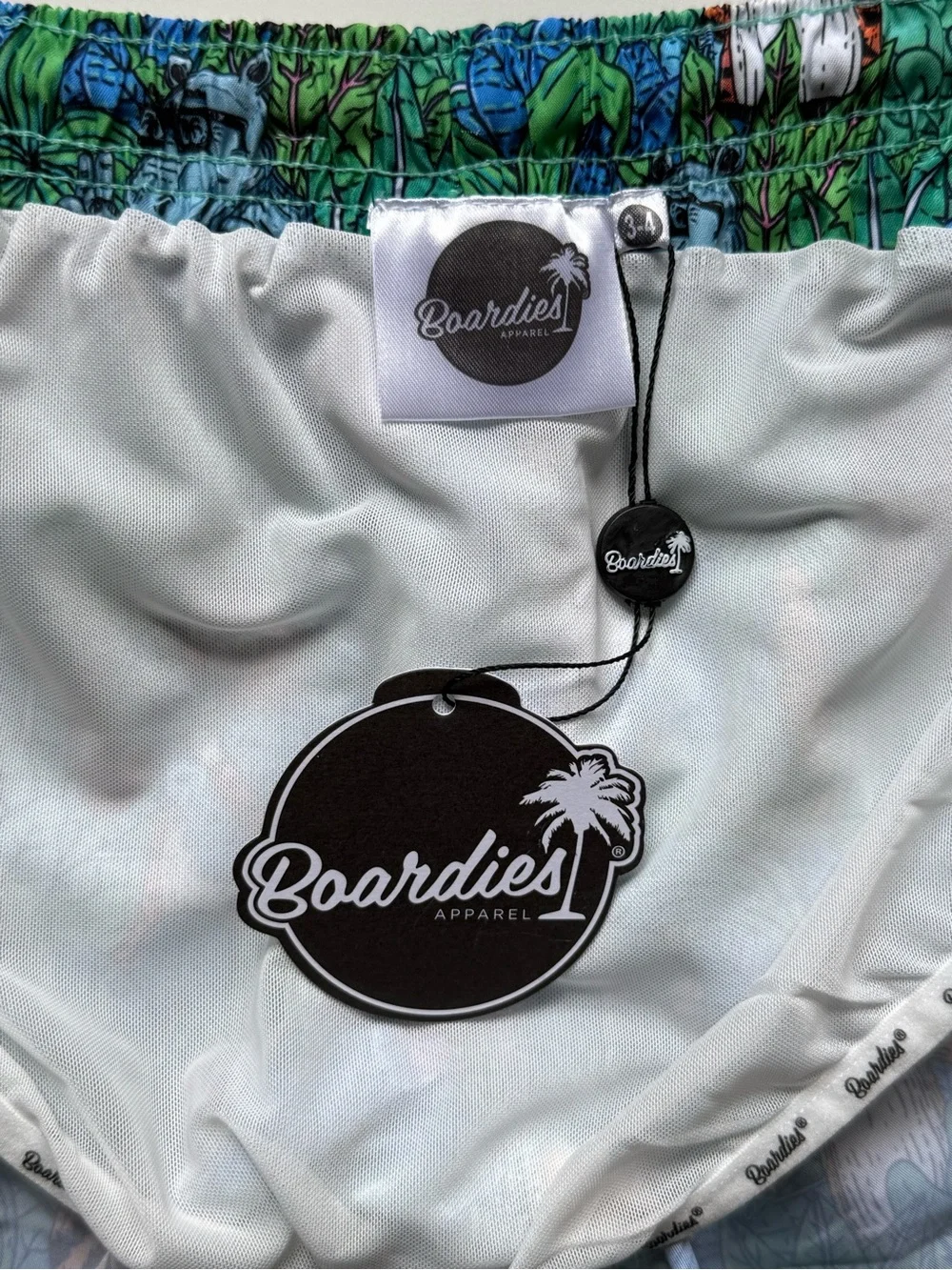 Boardies Boys Mulga Jungle Swim Trunks - Size 3-4